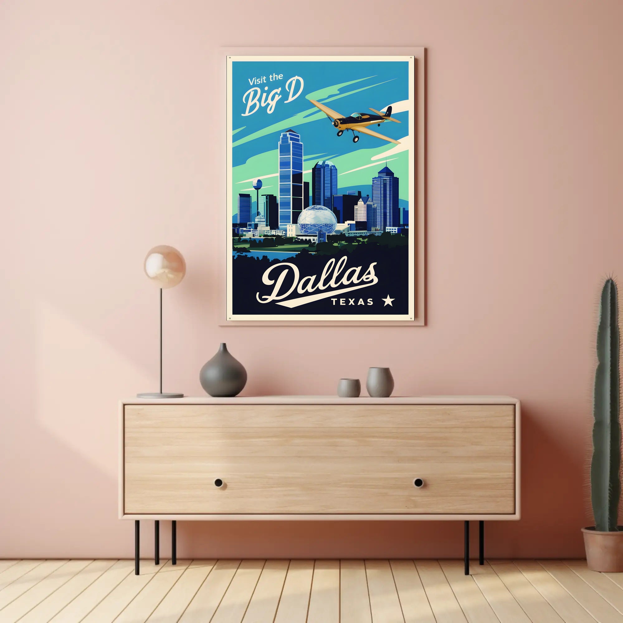 Visit the Big D Poster