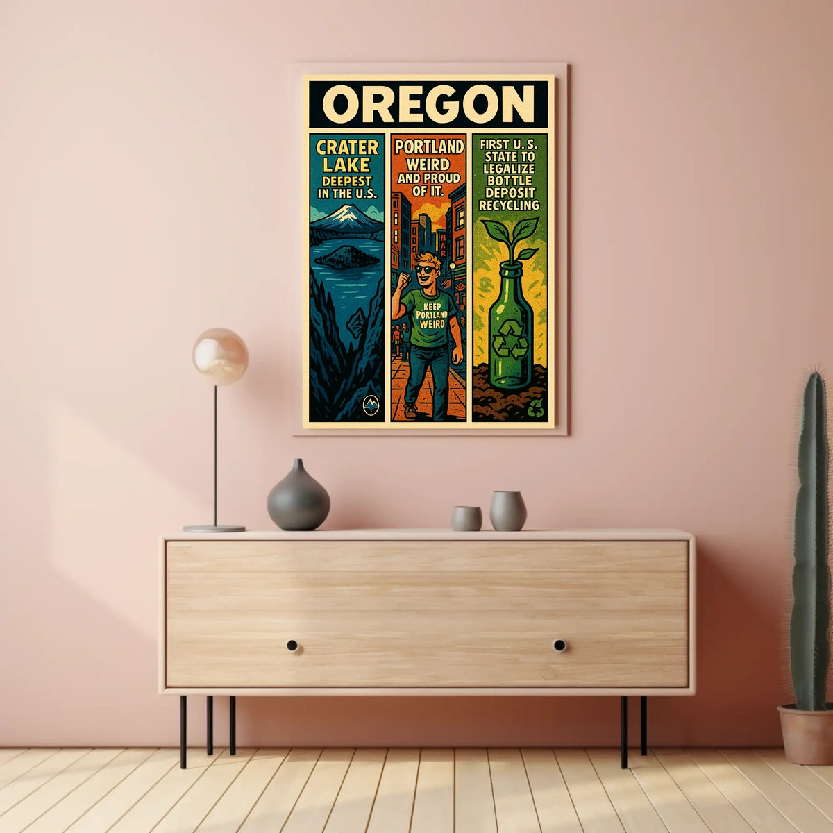 Discover Oregon Poster