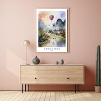 Vang Vieng, Laos Poster PosterGoat