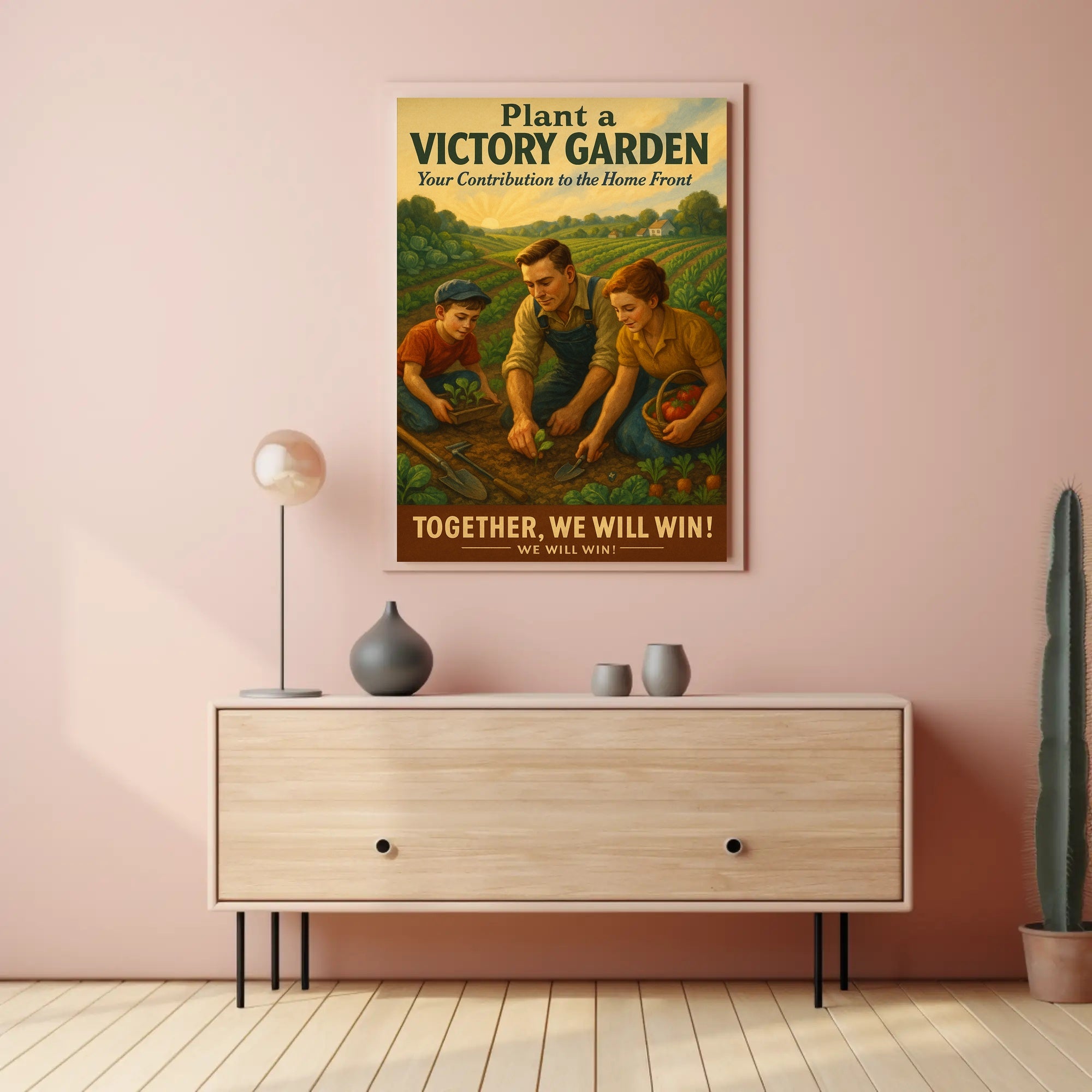 Victory Garden Propaganda Poster