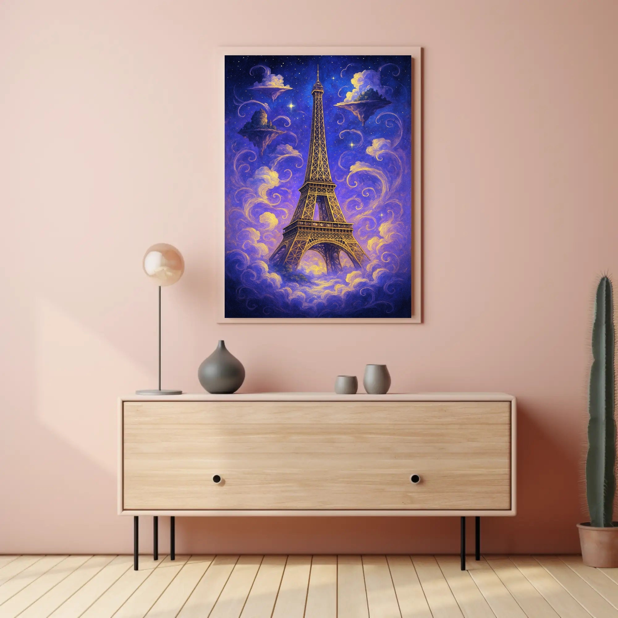 Dreamy Eiffel Tower Poster PosterGoat