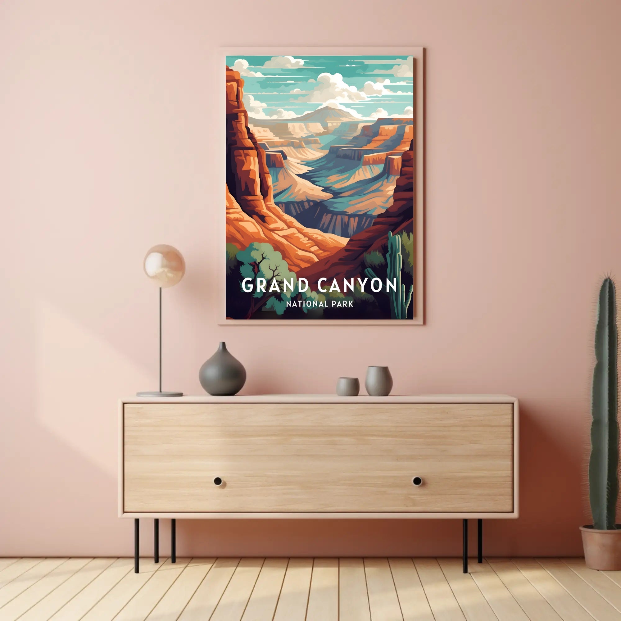 Grand Canyon Adventure Awaits National Park Poster