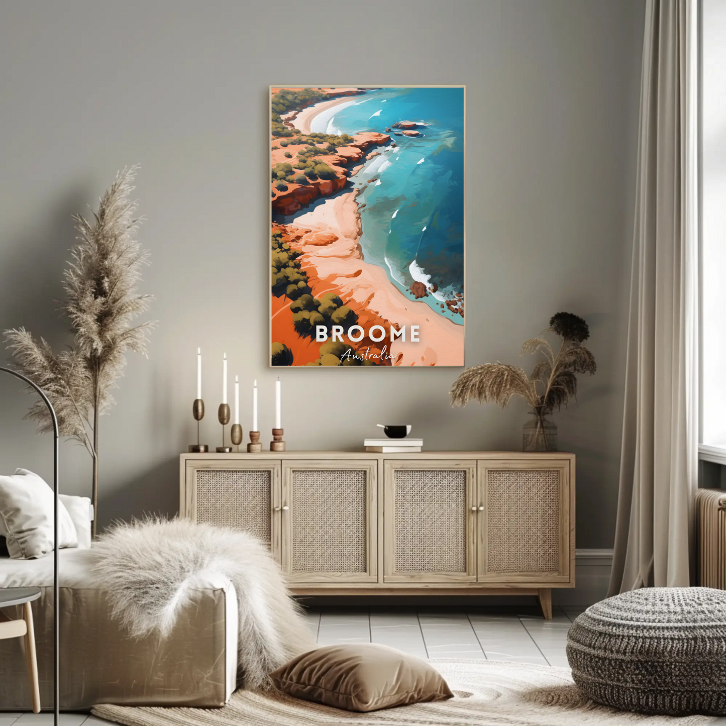 Broome Coastal Australia Travel Poster