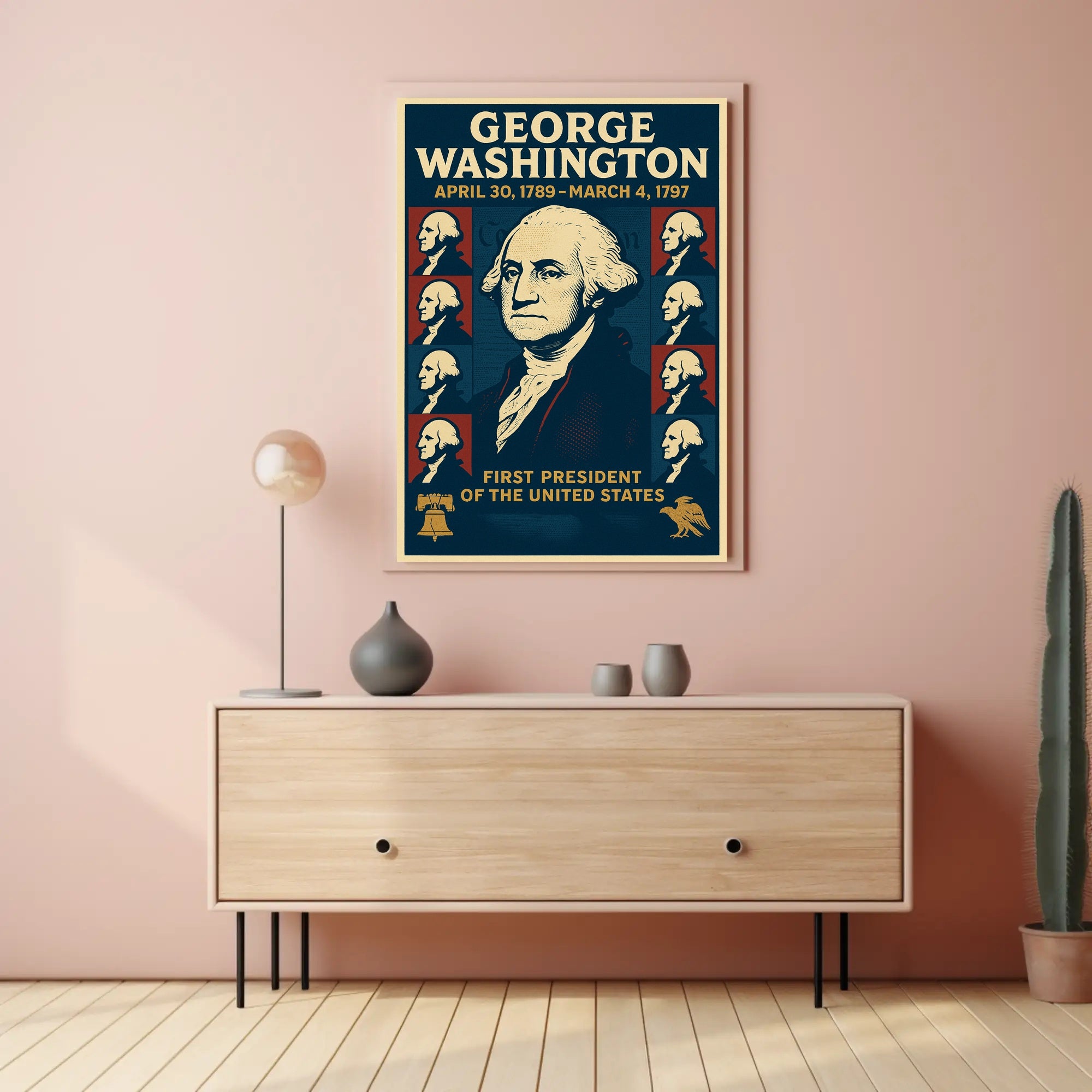 George Washington 1st President Poster PosterGoat