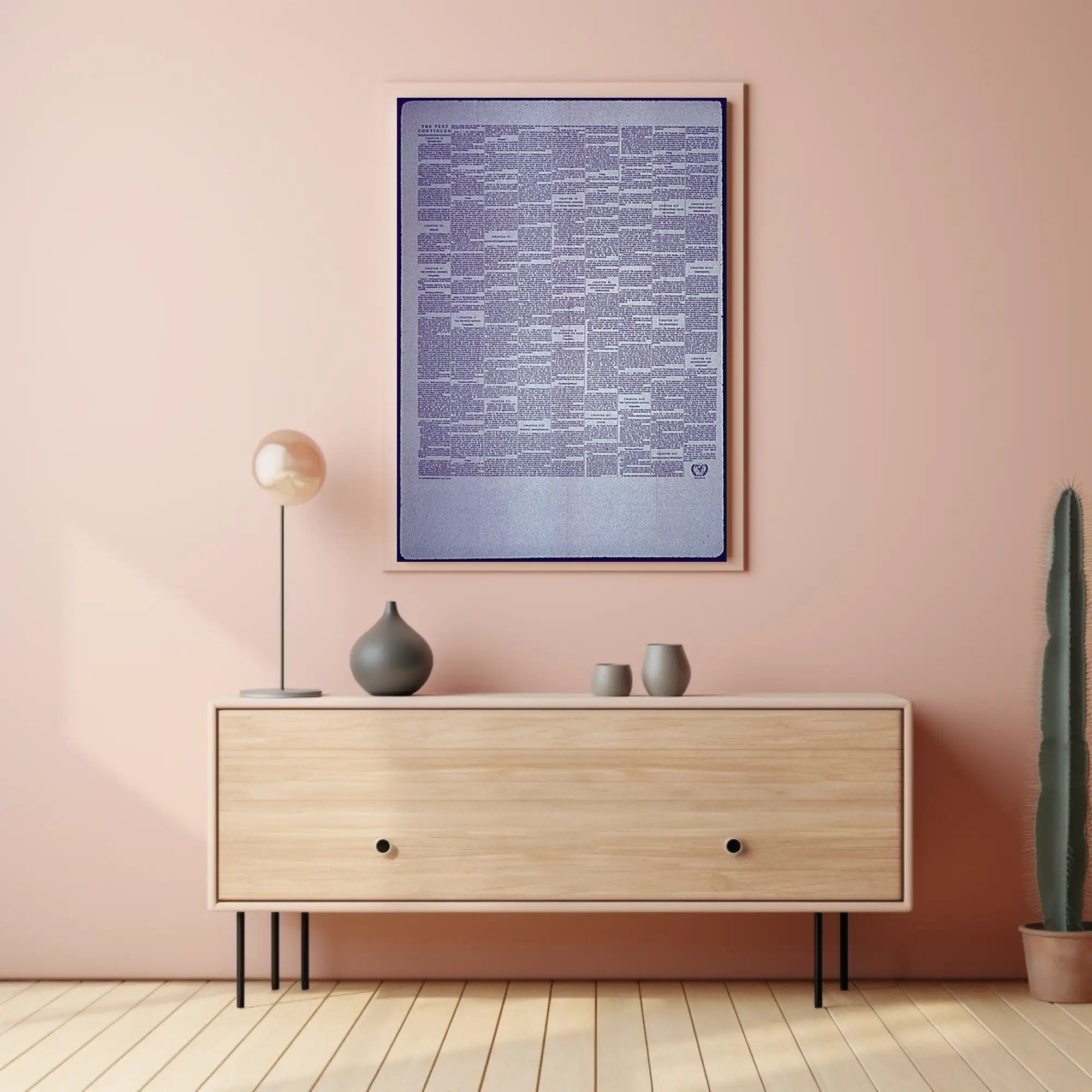 Historical Declaration Document Vintage Poster