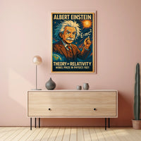 Albert Einstein Theory Of Relativity Poster