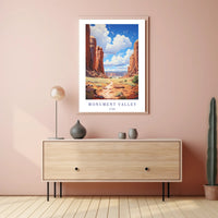 Monument Valley Majestic Landscape Travel Poster PosterGoat