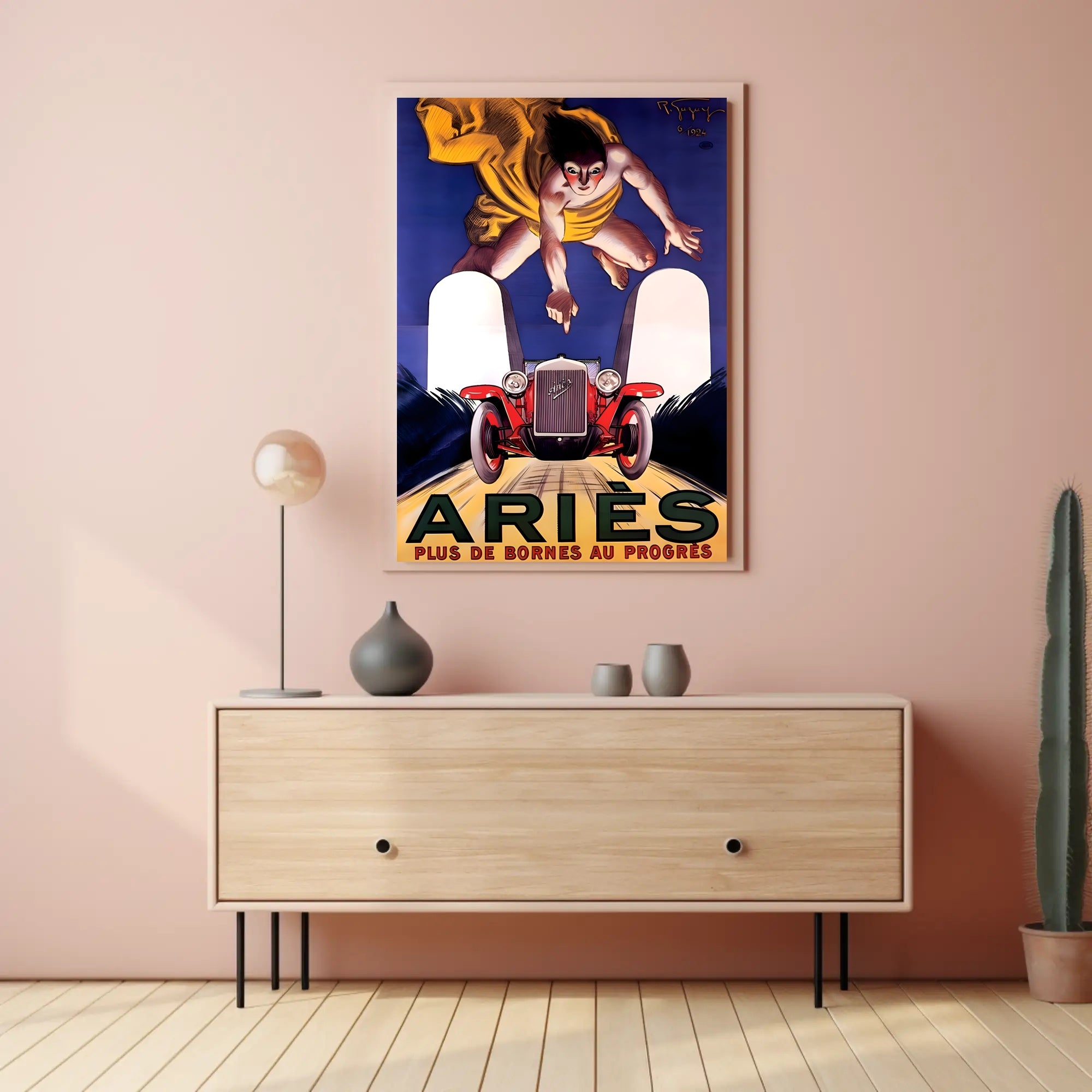 Aries Automotive Advertisement Poster