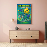 Pickleball The New Player in Town Poster