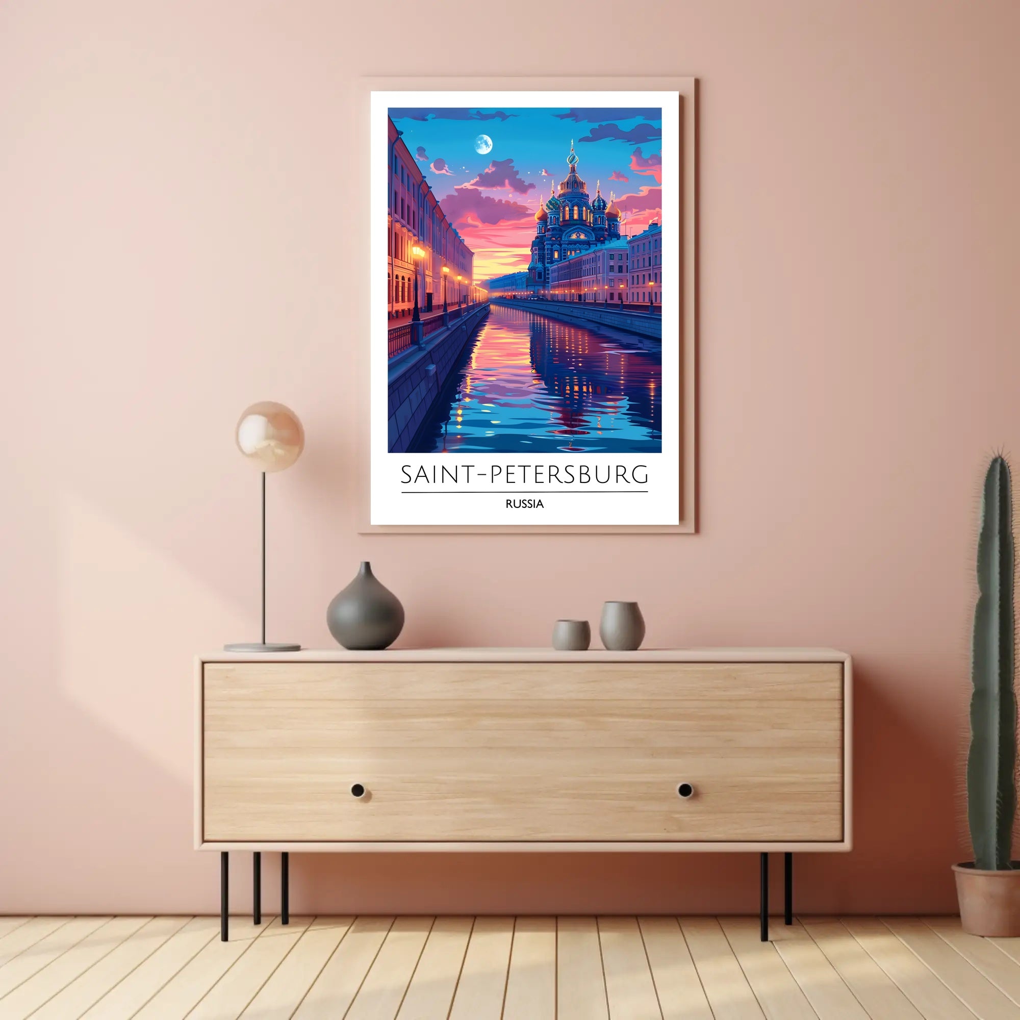 Saint Petersburg Cathedral Poster