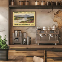 Vintage Ireland Poster: Serene River Scene PosterGoat