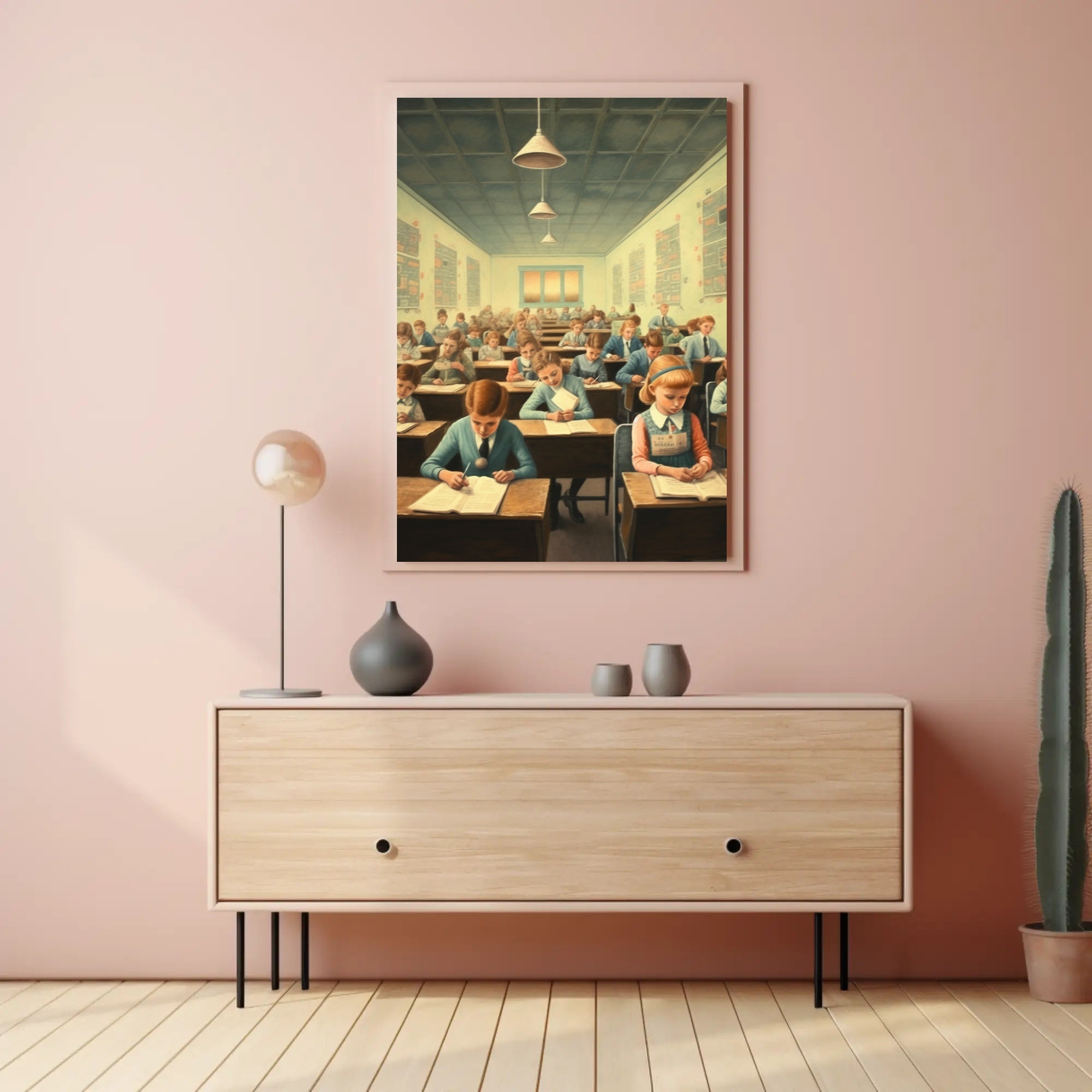 Classroom of the Past Poster
