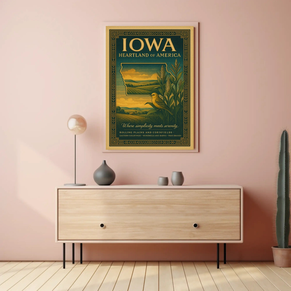 Iowa Heartland of America Poster