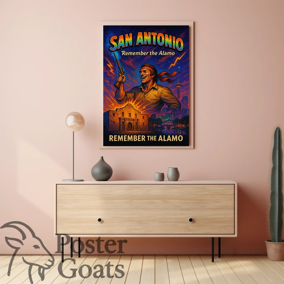 Battle of the Alamo Defiant Spirit Cultural or Heritage Poster