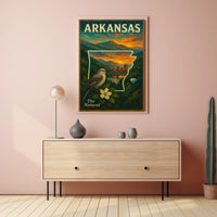 Arkansas The Natural State Poster