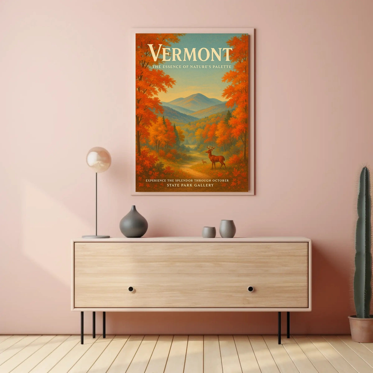 Vermont The Essence of Natures Palette Poster