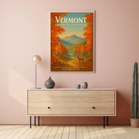 Vermont The Essence of Natures Palette Poster