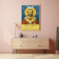 Saint Fabian Poster PosterGoat