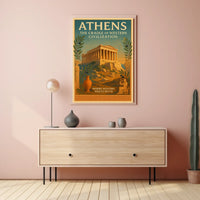 Athens The Cradle of Western Civilization Poster