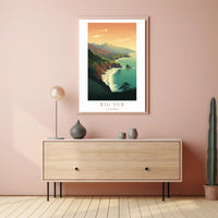 Big Sur Coastal Landscape Poster PosterGoat