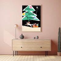 Visit the USSR in Winter Travel Poster PosterGoat