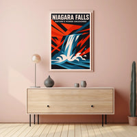 Niagara Falls Nature's Power Unleashed Poster PosterGoat