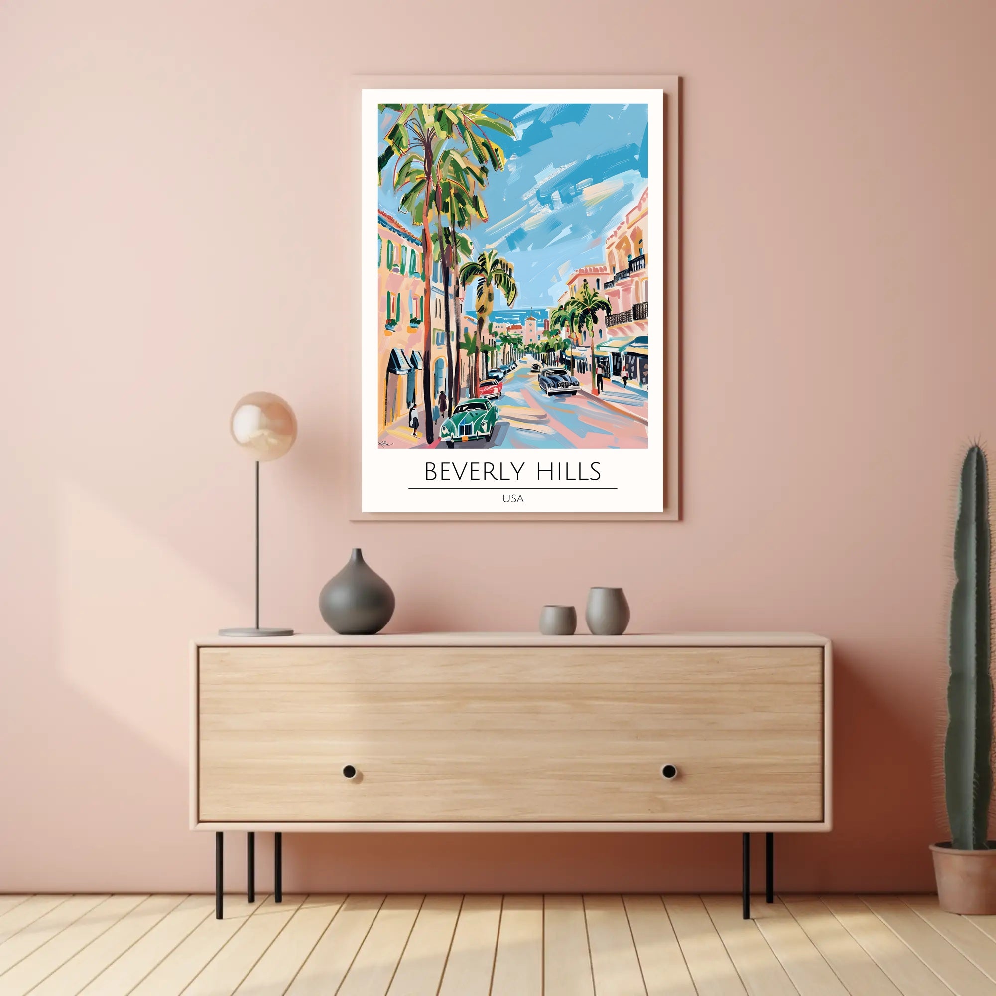 Beverly Hills Vibes Poster PosterGoat
