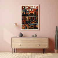 Vibrant New York City Poster