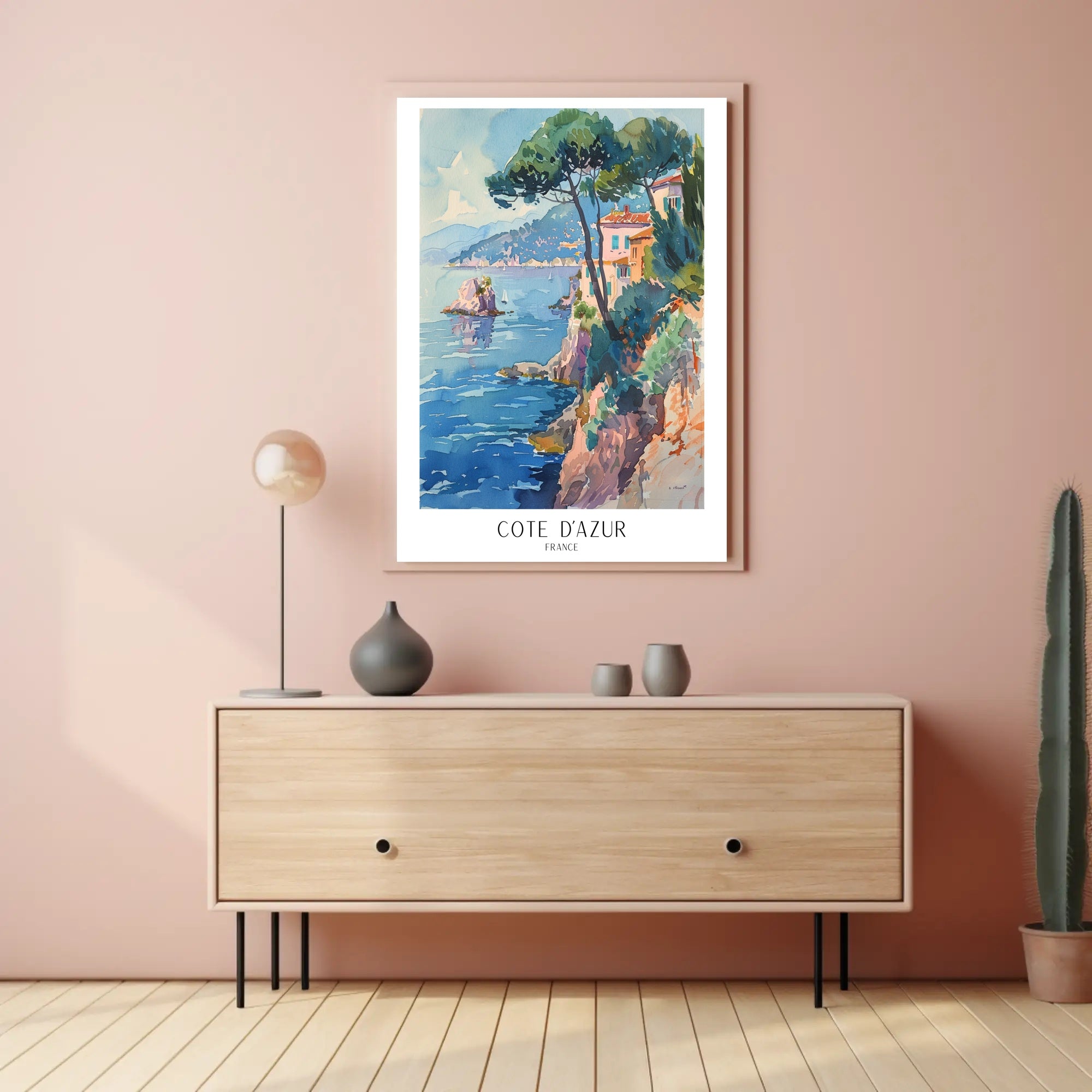 Côte d'Azur Vintage Travel Poster PosterGoat