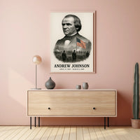 Andrew Johnson 17th President of the United States Reflections Poster
