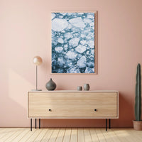 Icy Tundra Serenity Art Print - Abstract or Artistic Poster
