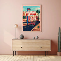 Vintage Las Vegas Adventure Poster