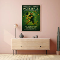 Unlocking the Energy of Pickleball Poster