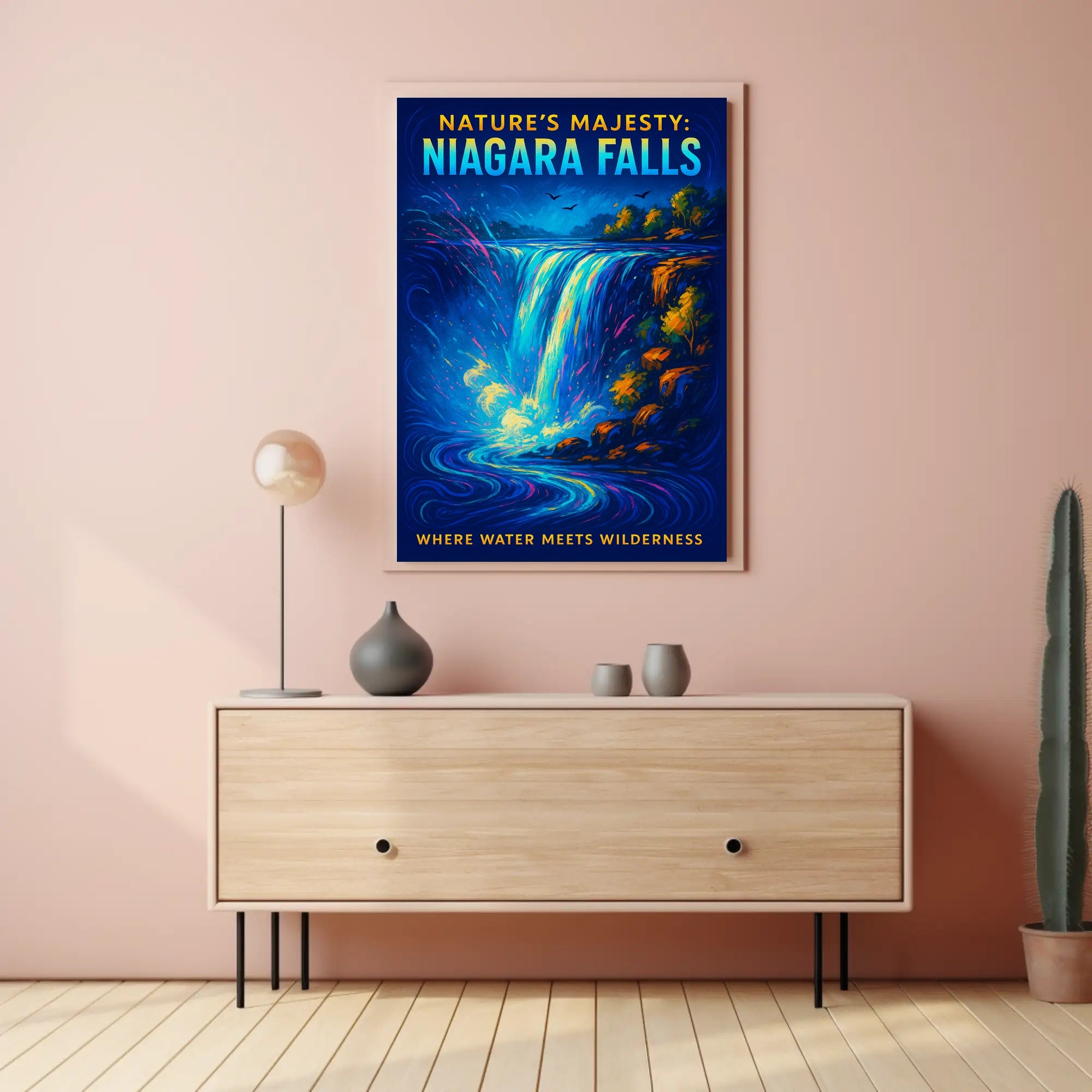 Nature's Majesty: Niagara Falls Poster