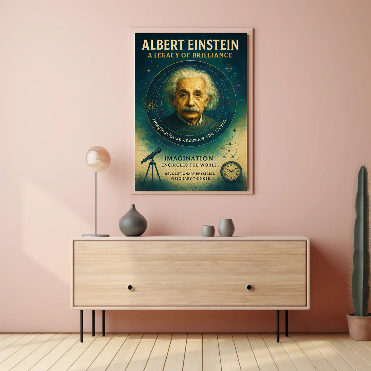 Albert Einstein A Legacy of Brilliance Poster