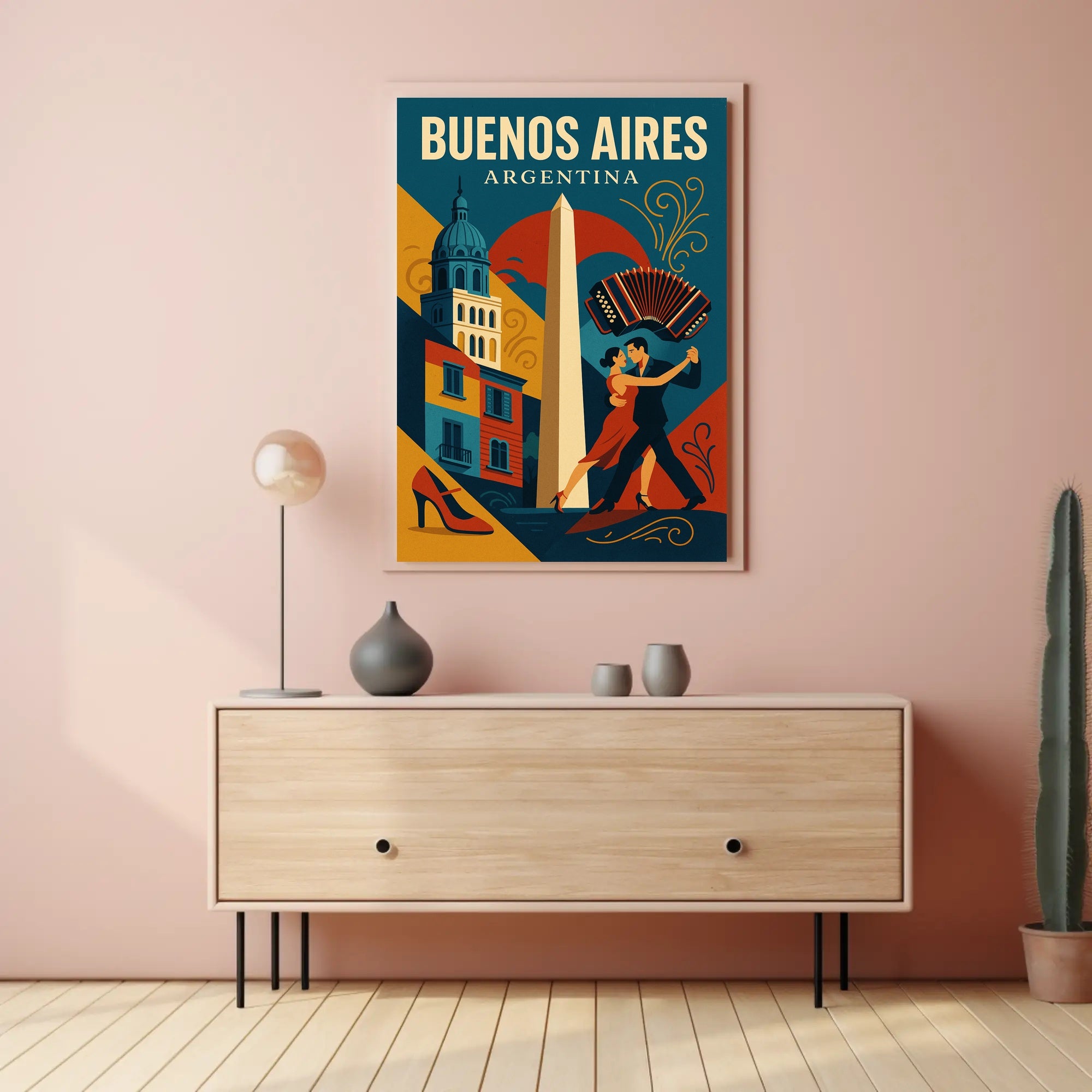 Buenos Aires  A Vibrant Cityscape Poster PosterGoat