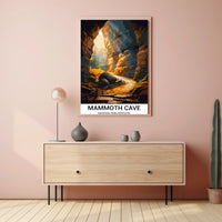 Mammoth Cave Vintage National Park Adventure Poster