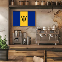 Barbados Flag Poster