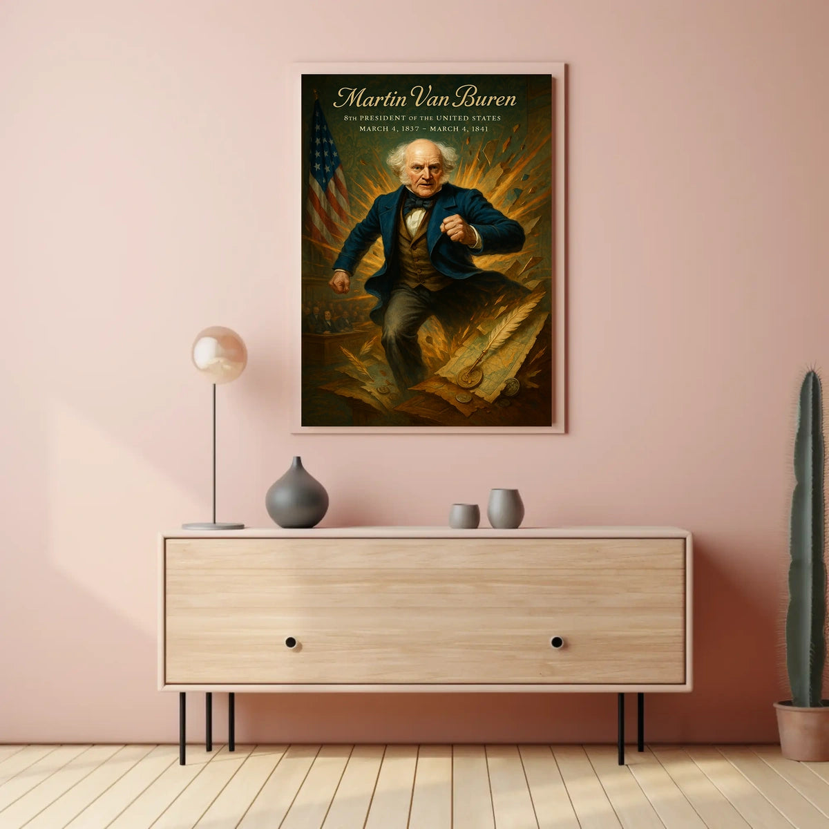 Martin Van Buren 8th President Poster