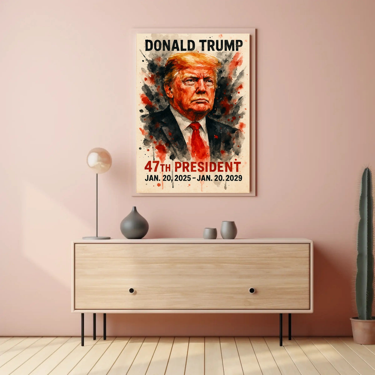 Donald Trump The Bold Visionary Poster