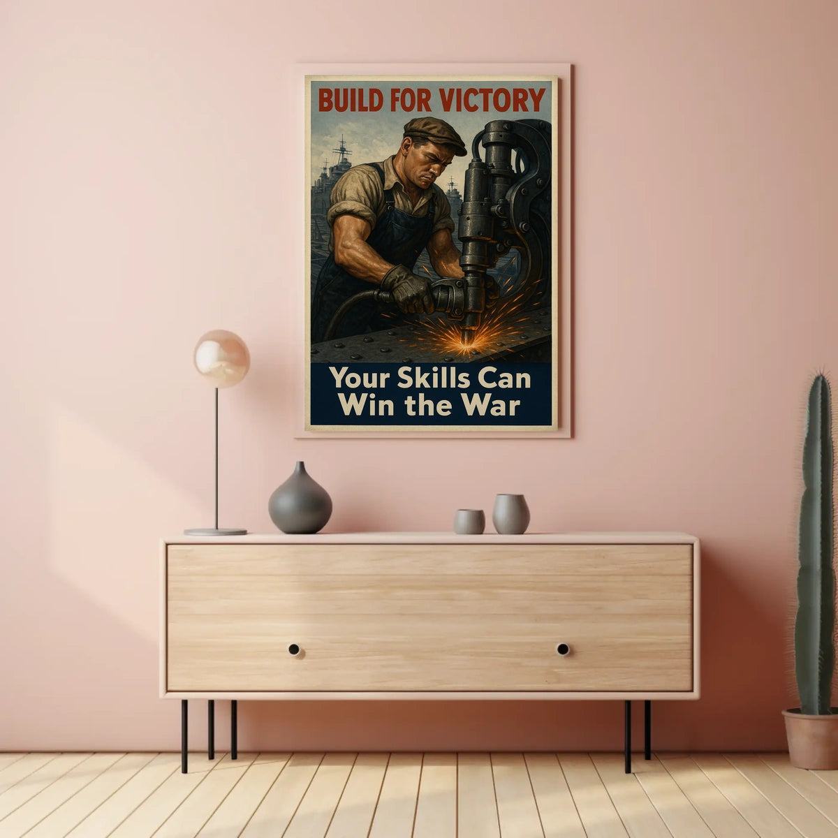 Build for Victory Poster