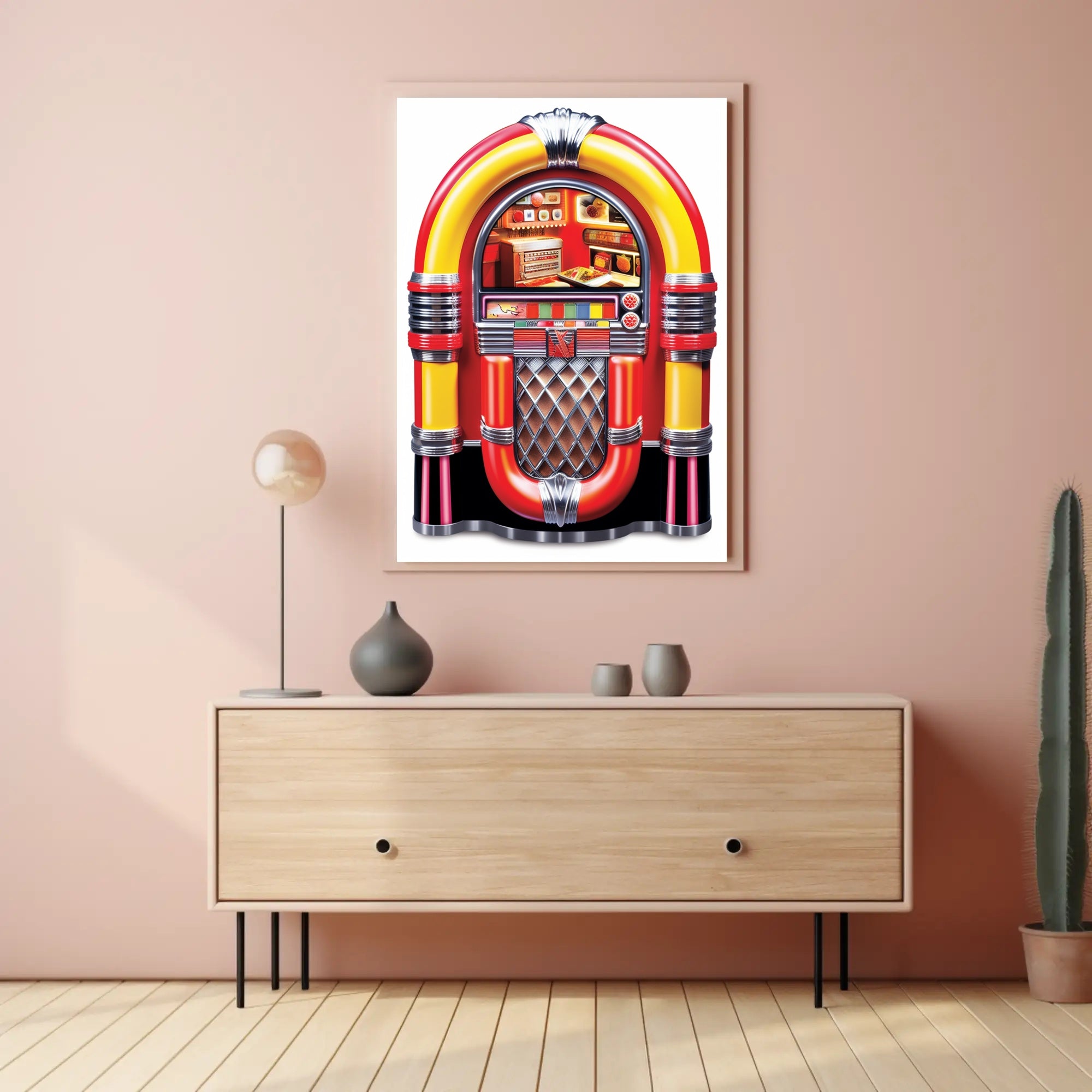 Retro Jukebox Vibes Poster
