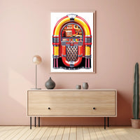 Retro Jukebox Vibes Poster