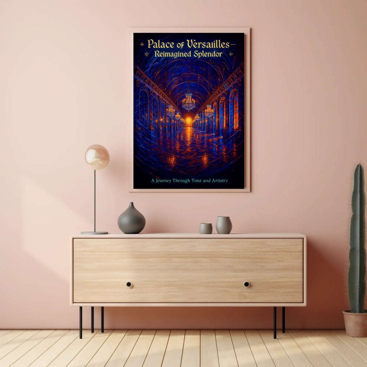 Palace of Versailles Reimagined Splendor Poster