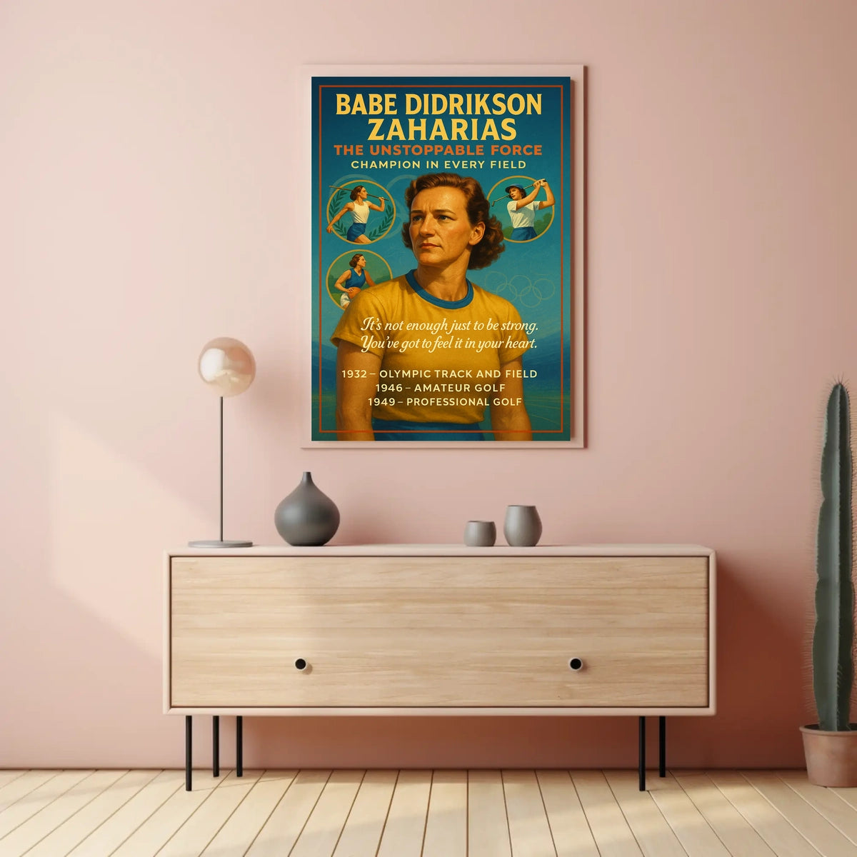 Babe Didrikson Zaharias The Unstoppable Force Poster
