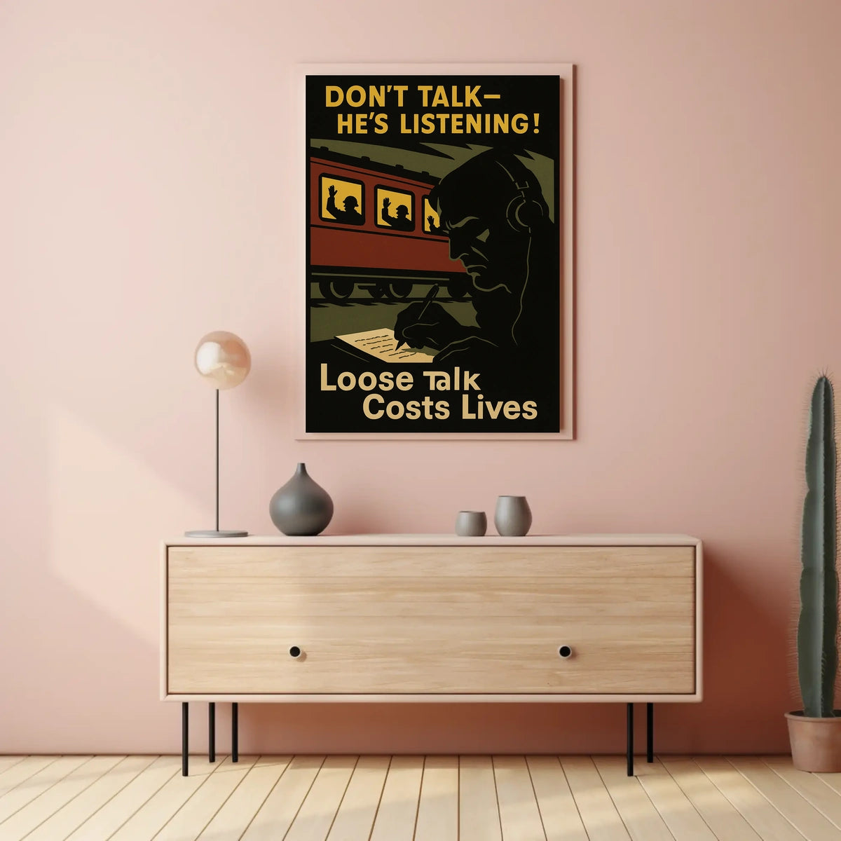 Loose Talk Costs Lives Poster