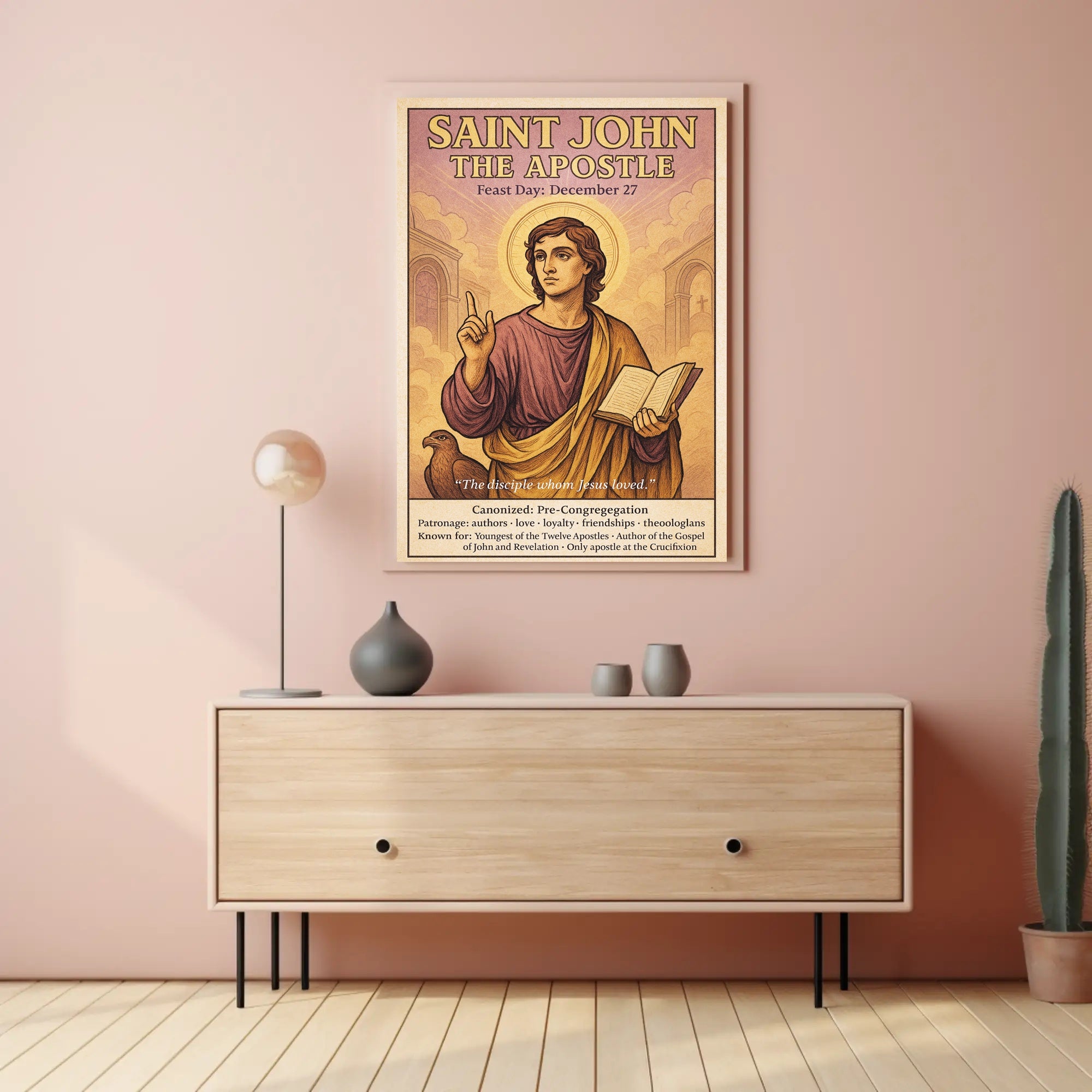 Saint John the Apostle Poster PosterGoat