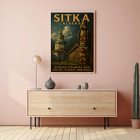 Sitka, Alaska Russian Colonial And Poster