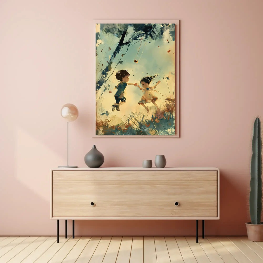 Vintage Art Deco Travel Destination Poster