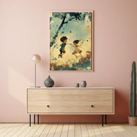 Vintage Art Deco Travel Destination Poster